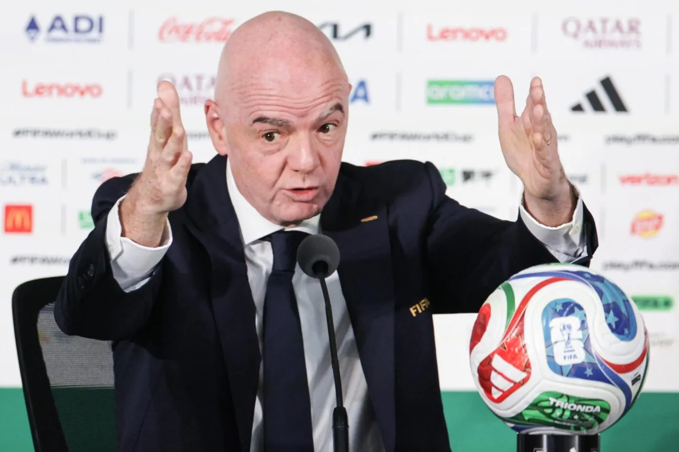 Gianni Infantino apporte son soutien à Christophe Gleizes
