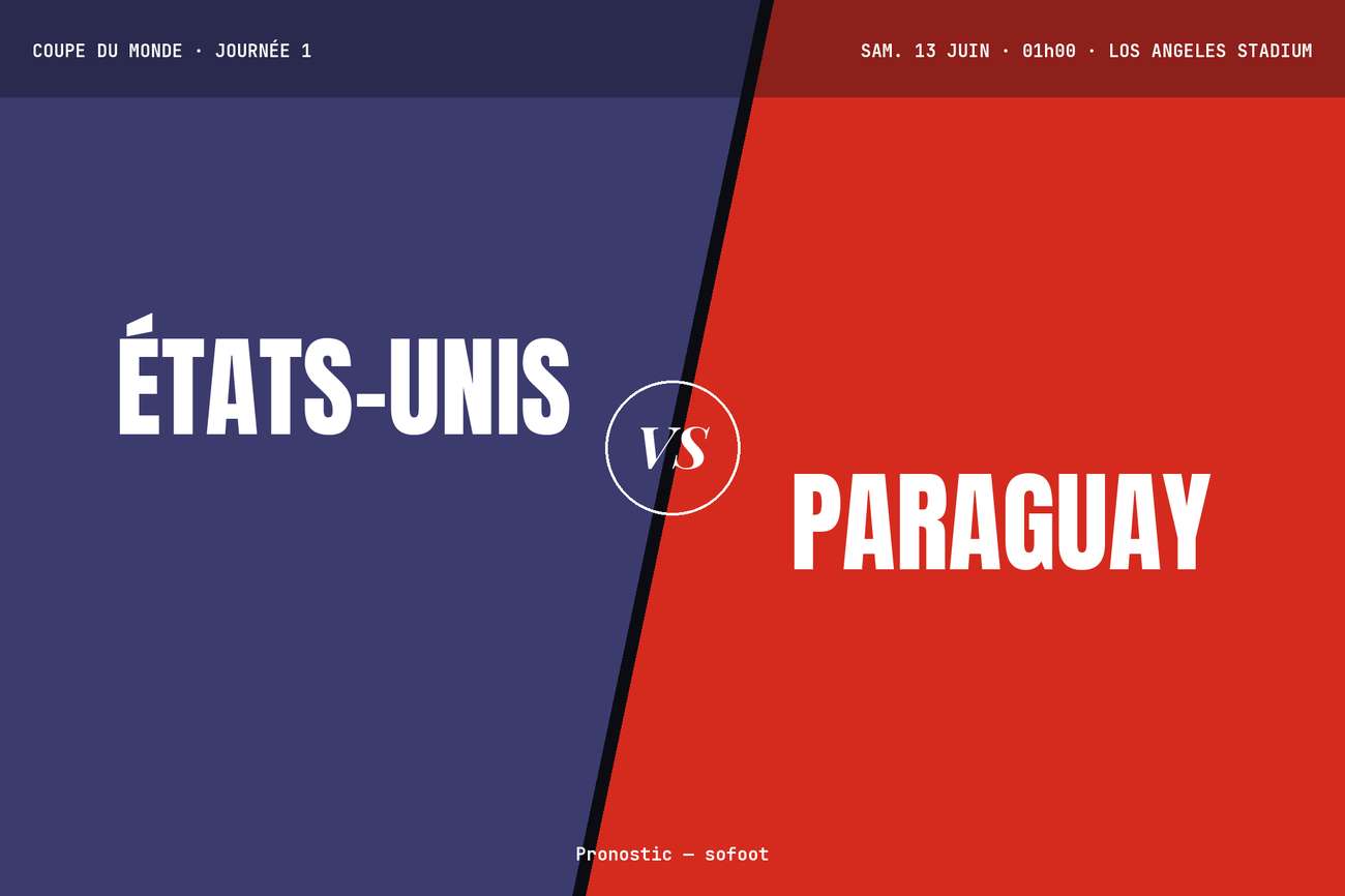 Pronostic États-Unis Paraguay : analyse, cotes et prono Coupe du monde