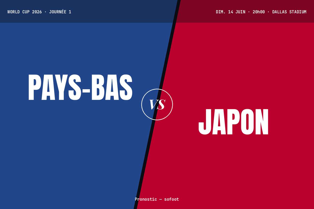 Pronostic Pays-Bas Japon : analyse, cotes et prono Coupe du Monde