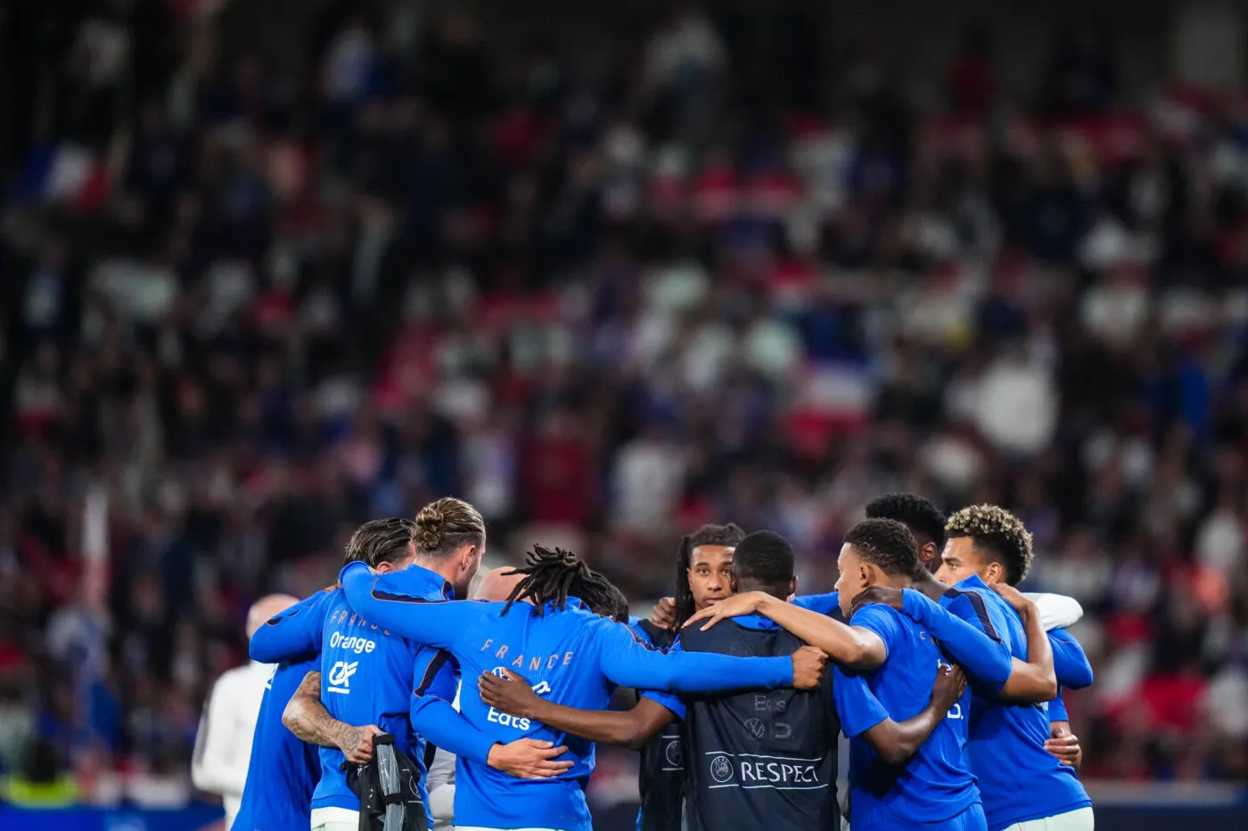 Michael OLISE of France and Team of France during friendly match between France and Northern Ireland at Stade Pierre-Mauroy on June 8, 2026 in Lille, France. (Photo by Emilian Baldow/Icon Sport) - Photo by Icon Sport