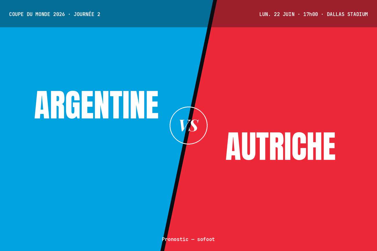 Pronostic Argentine Autriche : analyse, cotes et prono Coupe du monde 2026