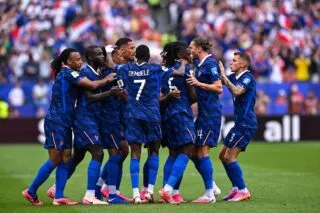 Les Bleus devant l'Irak à la pause