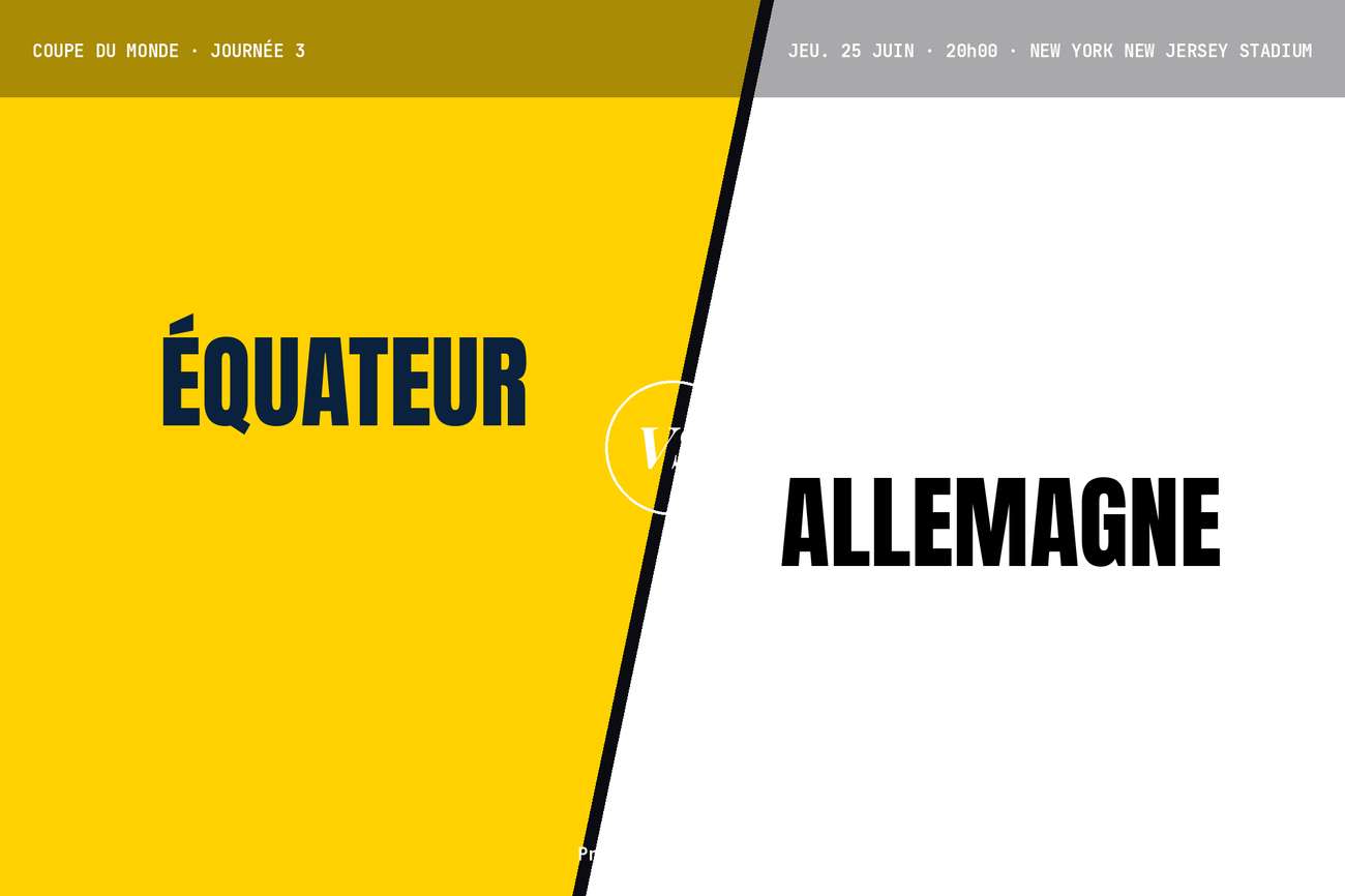 Pronostic Équateur Allemagne : analyse, cotes et prono Coupe du monde 2026