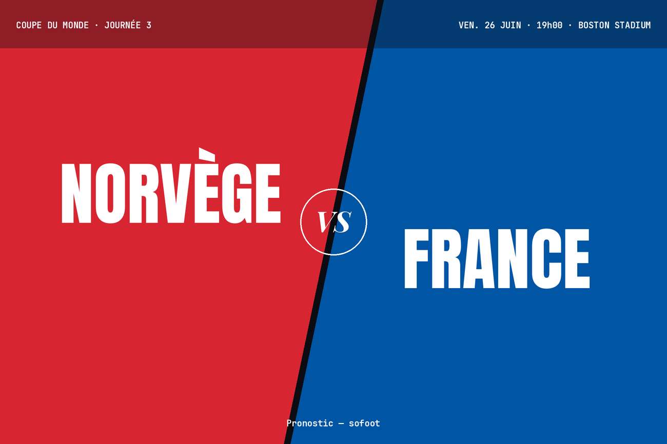 Pronostic Norvège France : analyse, cotes et prono Coupe du Monde