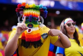 Des supporters de l'Equateur se mettent sur la gueule avant le match contre l'Allemagne