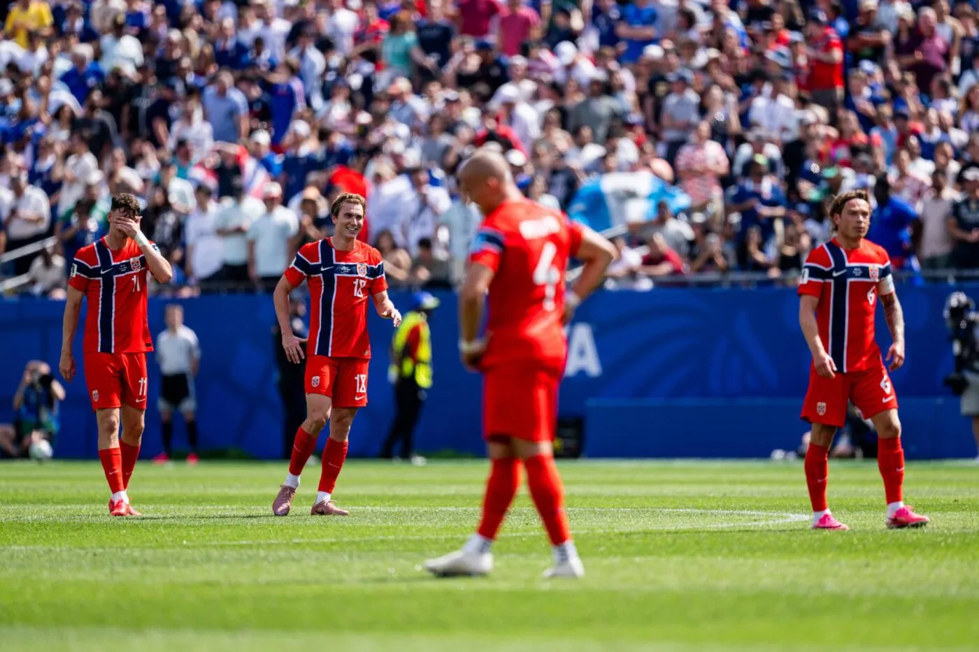 Les notes de la Norvège contre la France