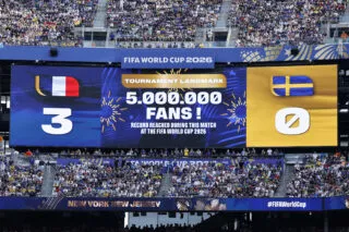 Le cap des 5 millions de spectateurs franchi lors de France-Suède