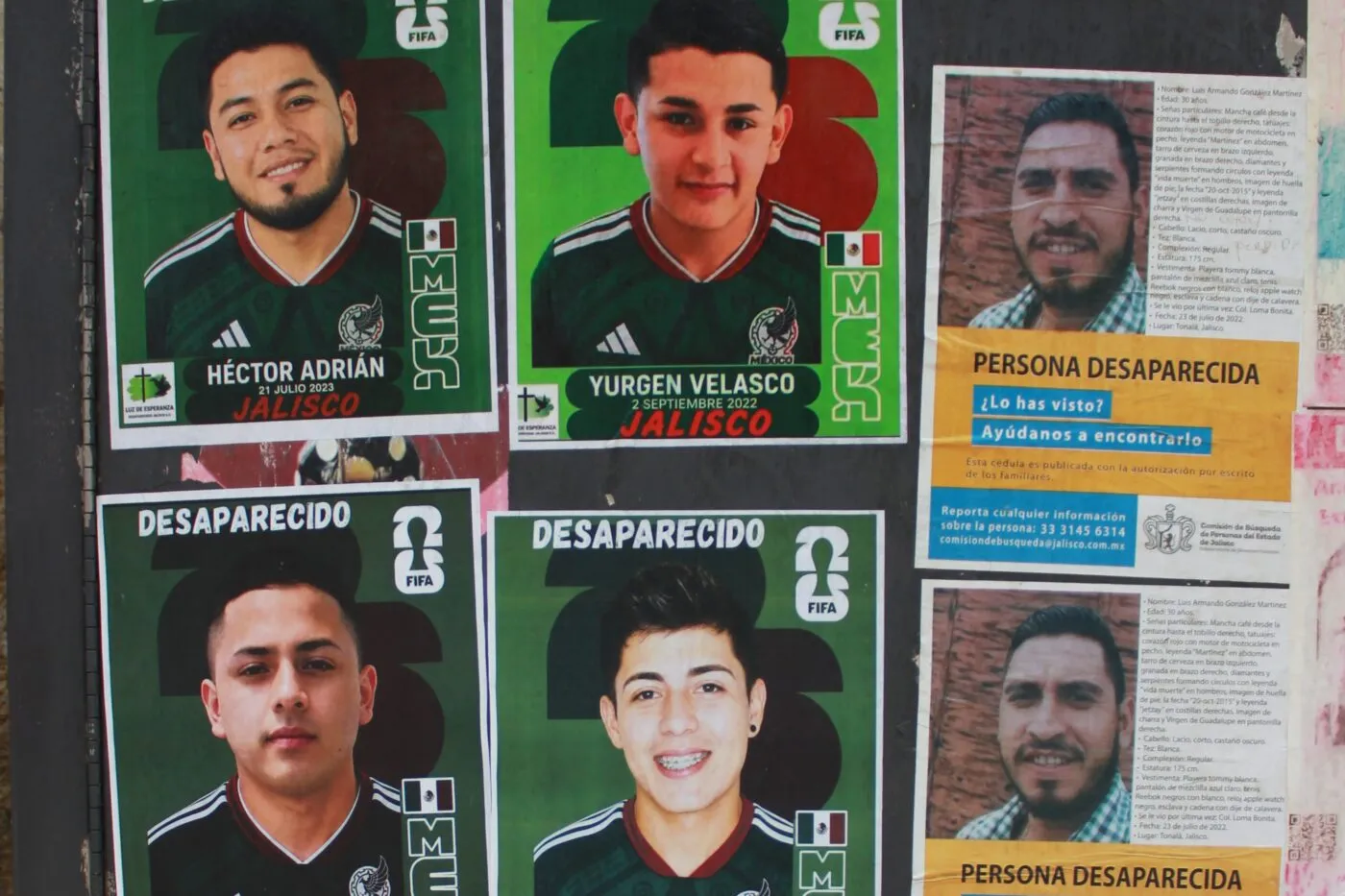 Mères mexicaines recherchent enfants désespérément