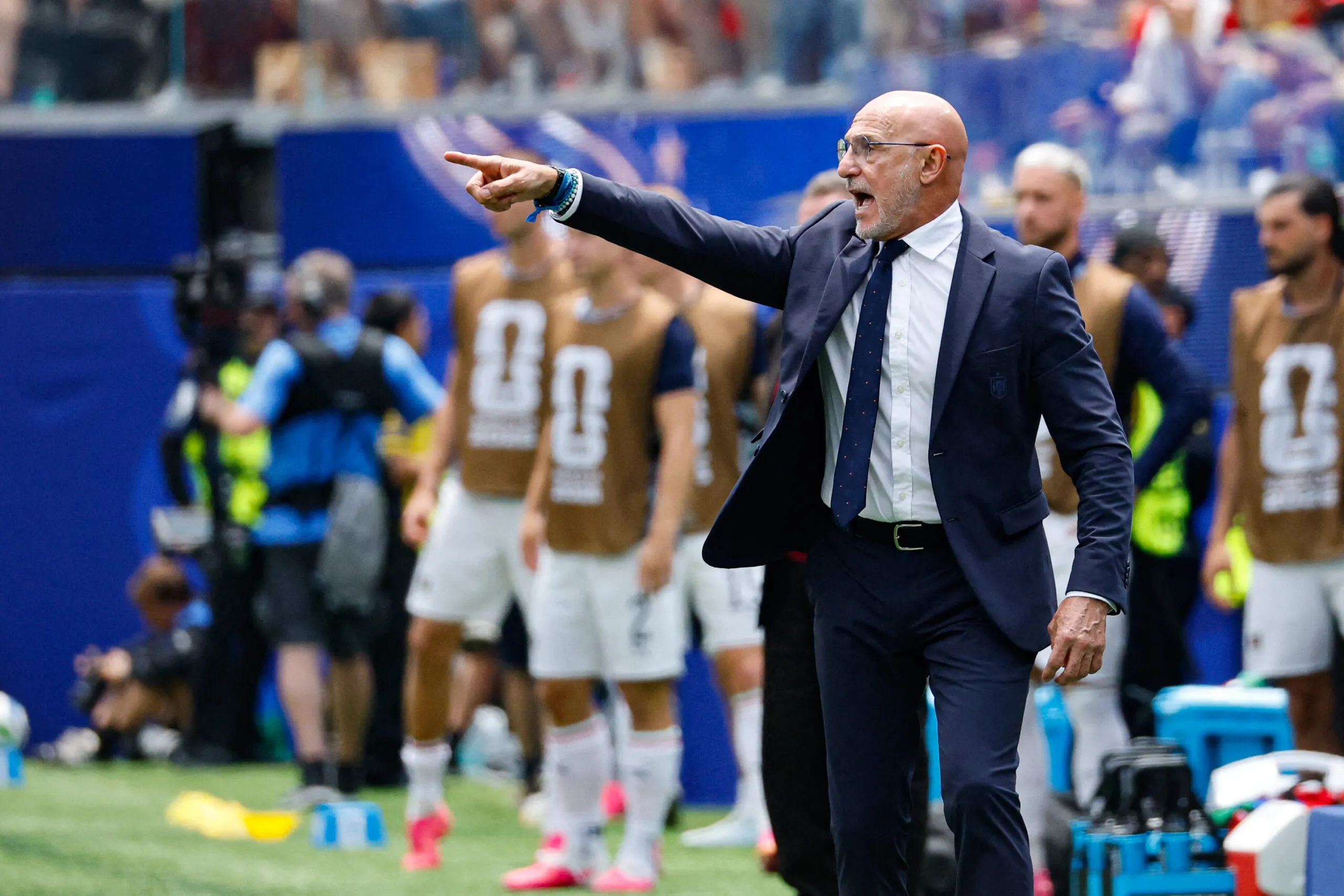 Spain’s head coach, Luis de la Fuente, is in charge during the FIFA World Cup 2026 Round of 32 match Spain against Austria, in Los Angeles, United States, 02 July 2026. Efe/ABACAPRESS.COM// Lavandeira Jr – Photo by Icon Sport
