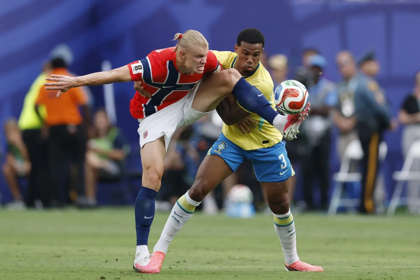 Haaland met le Brésil à terre et la Norvège en quarts !