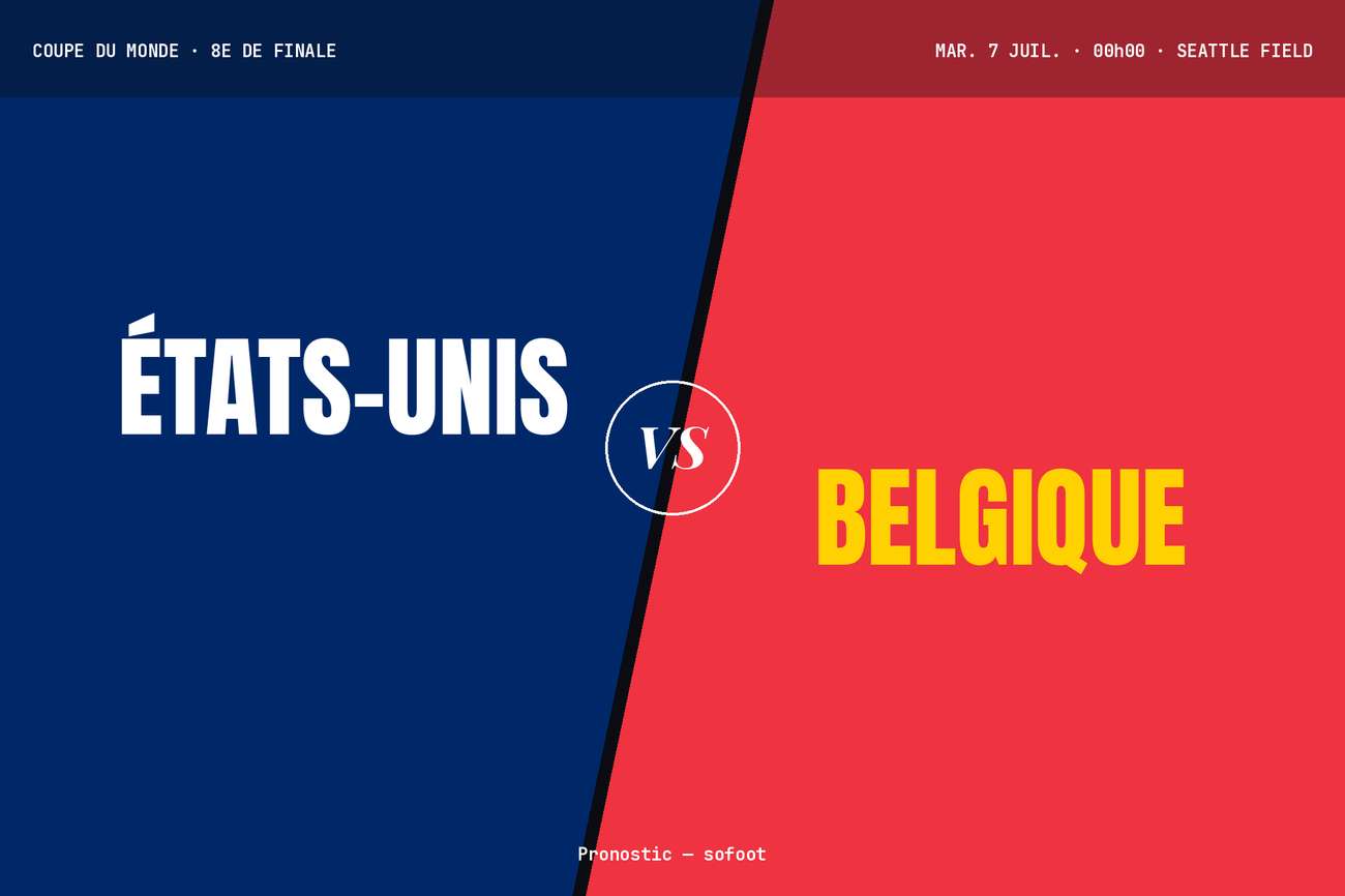 Pronostic États-Unis Belgique : analyse, cotes et prono Coupe du Monde