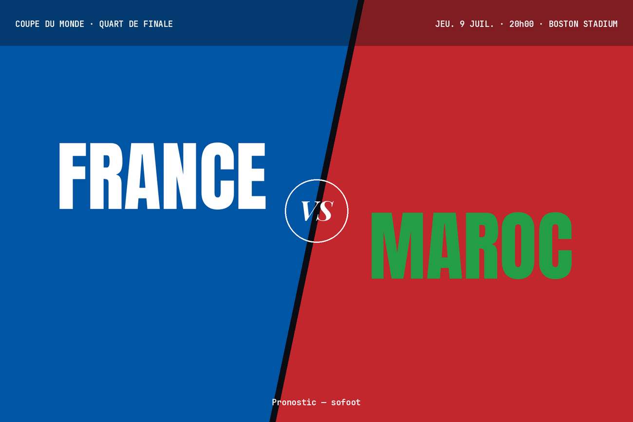 Pronostic France Maroc : analyse, cotes et prono Coupe du monde
