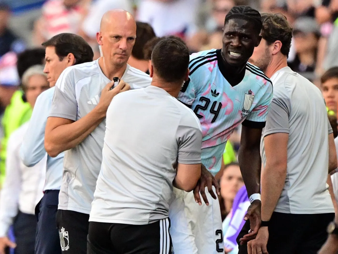 Une grave blessure pour un joueur belge, forfait pour la suite du Mondial