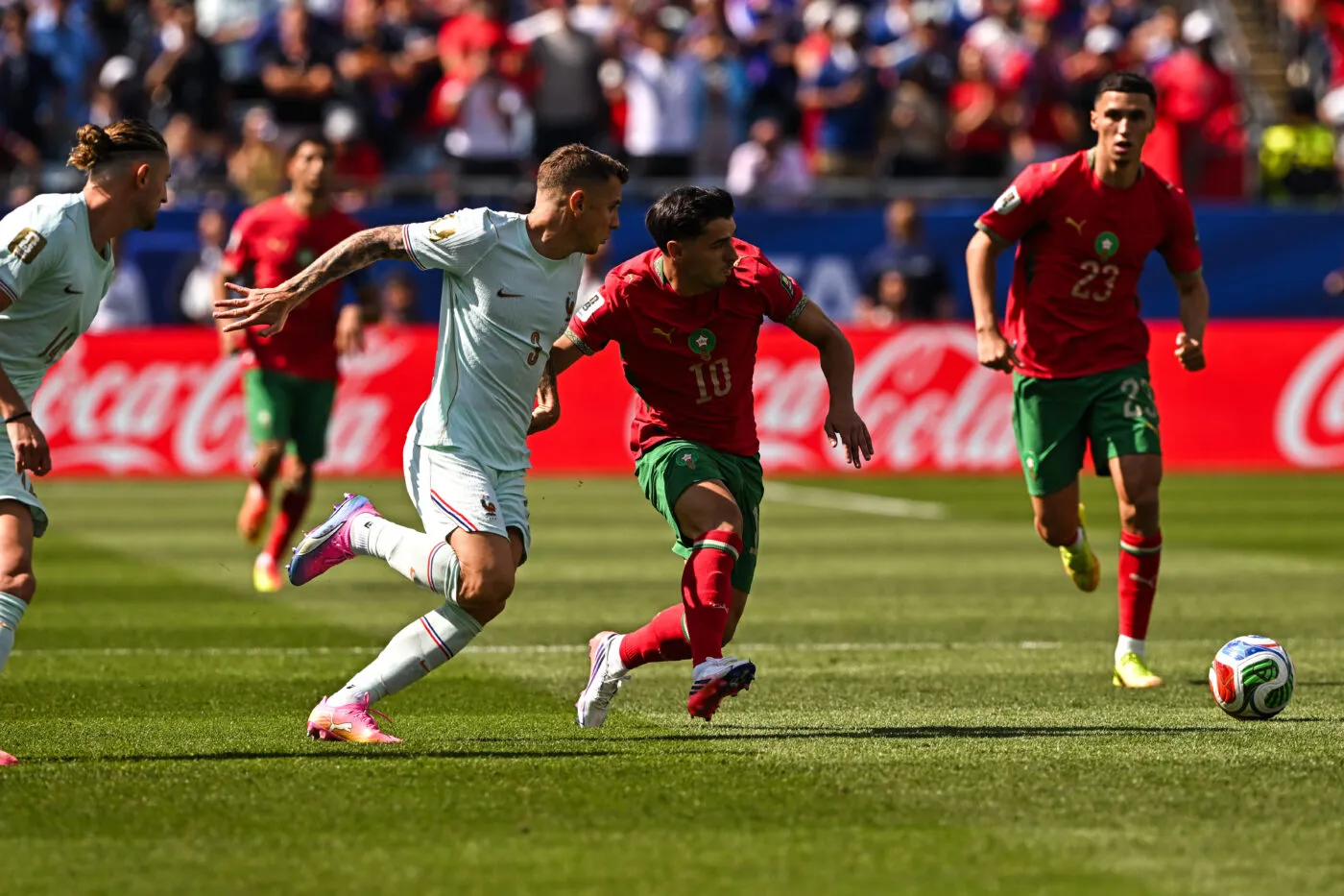 Revivez la victoire de l'équipe de France contre le Maroc  (2-0)