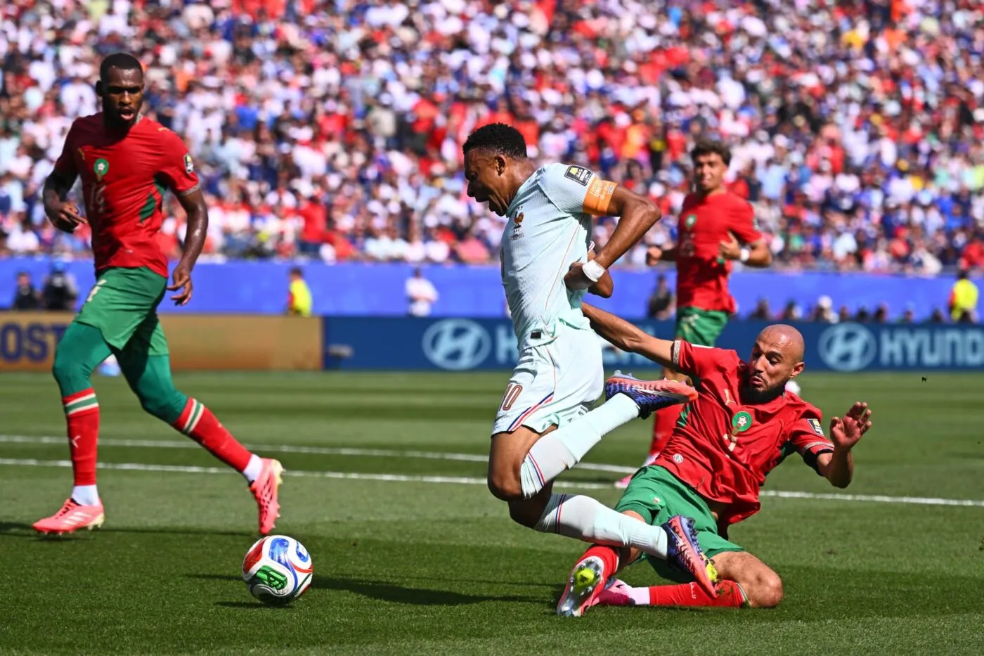 Les Bleus ne trouvent toujours pas la solution face au Maroc