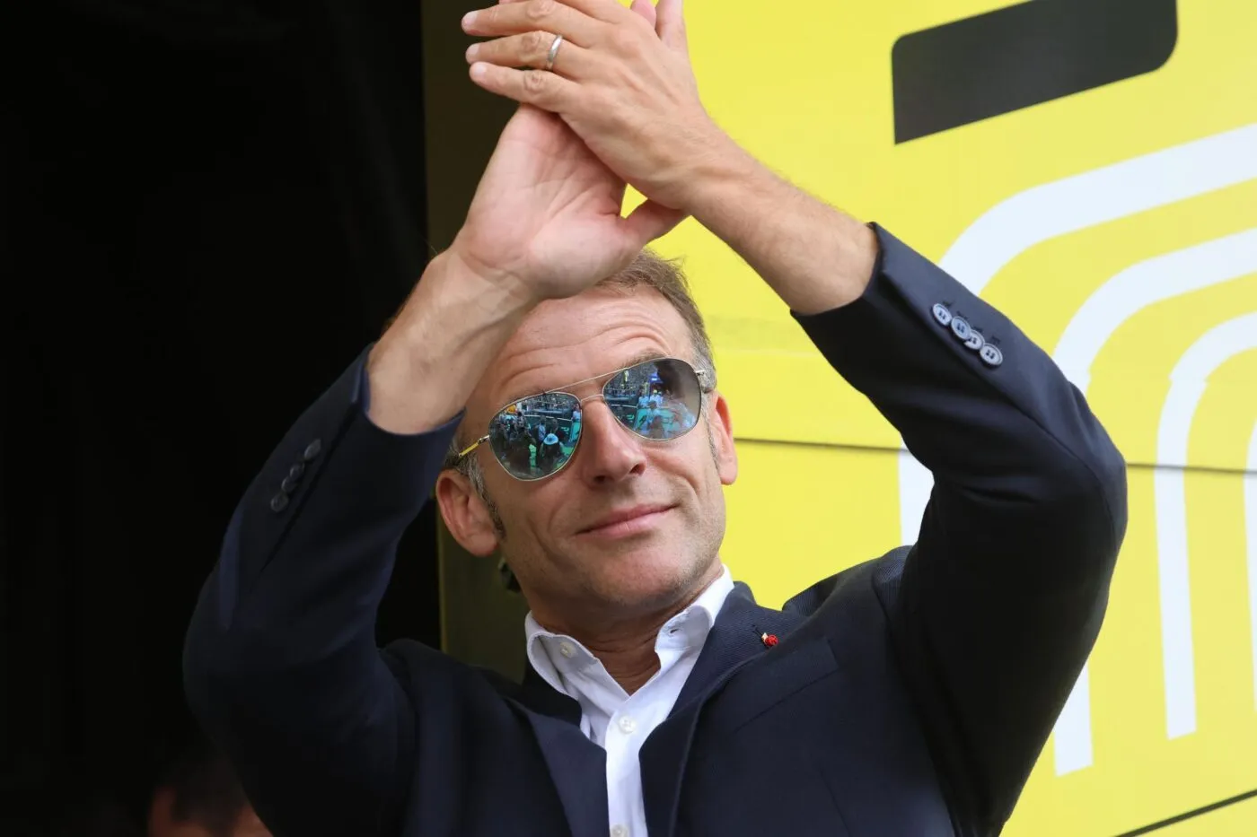 Macron sera présent si la France va en finale