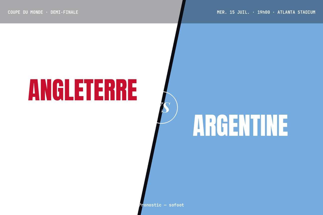 Pronostic Angleterre Argentine : analyse, cotes et prono Coupe du monde