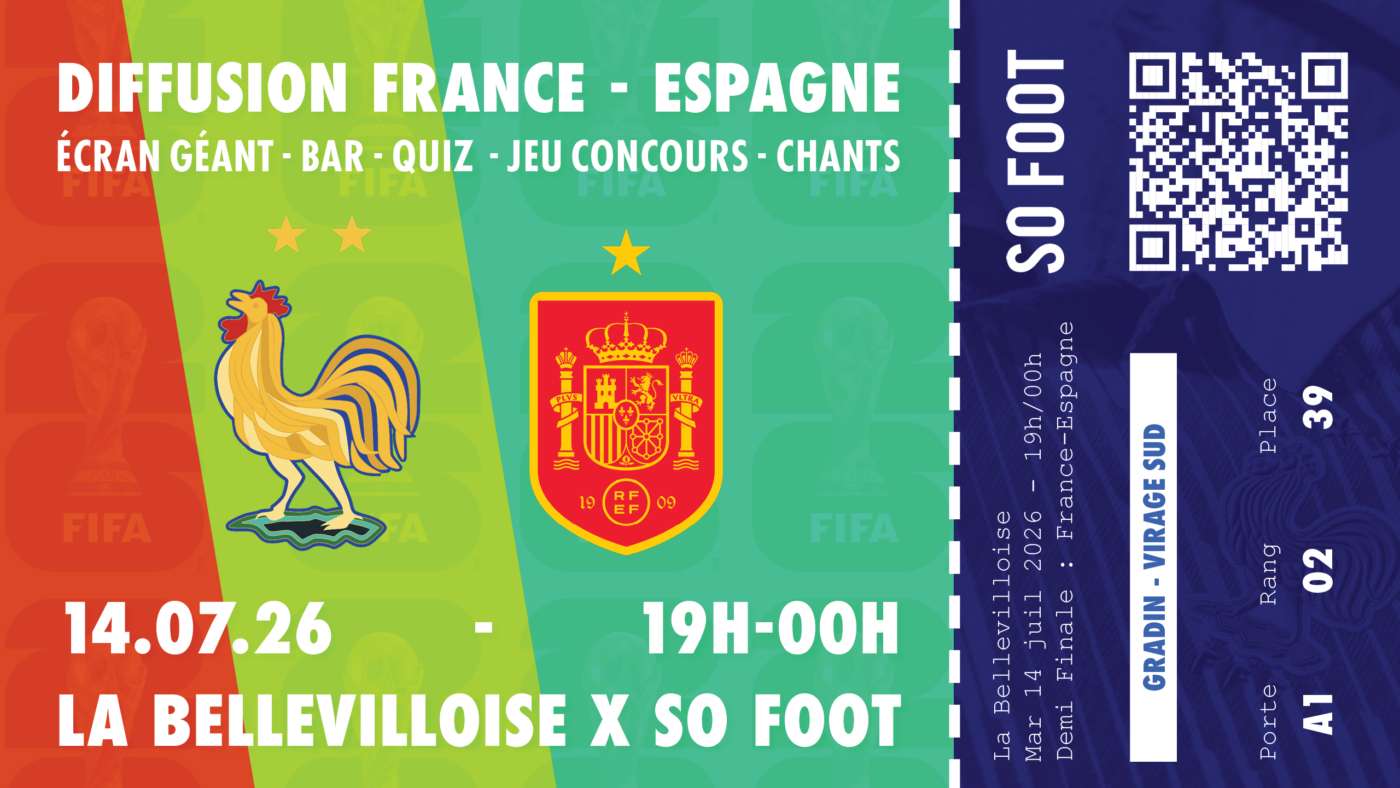 France - Espagne : dernières places pour la double soirée projection So Foot !