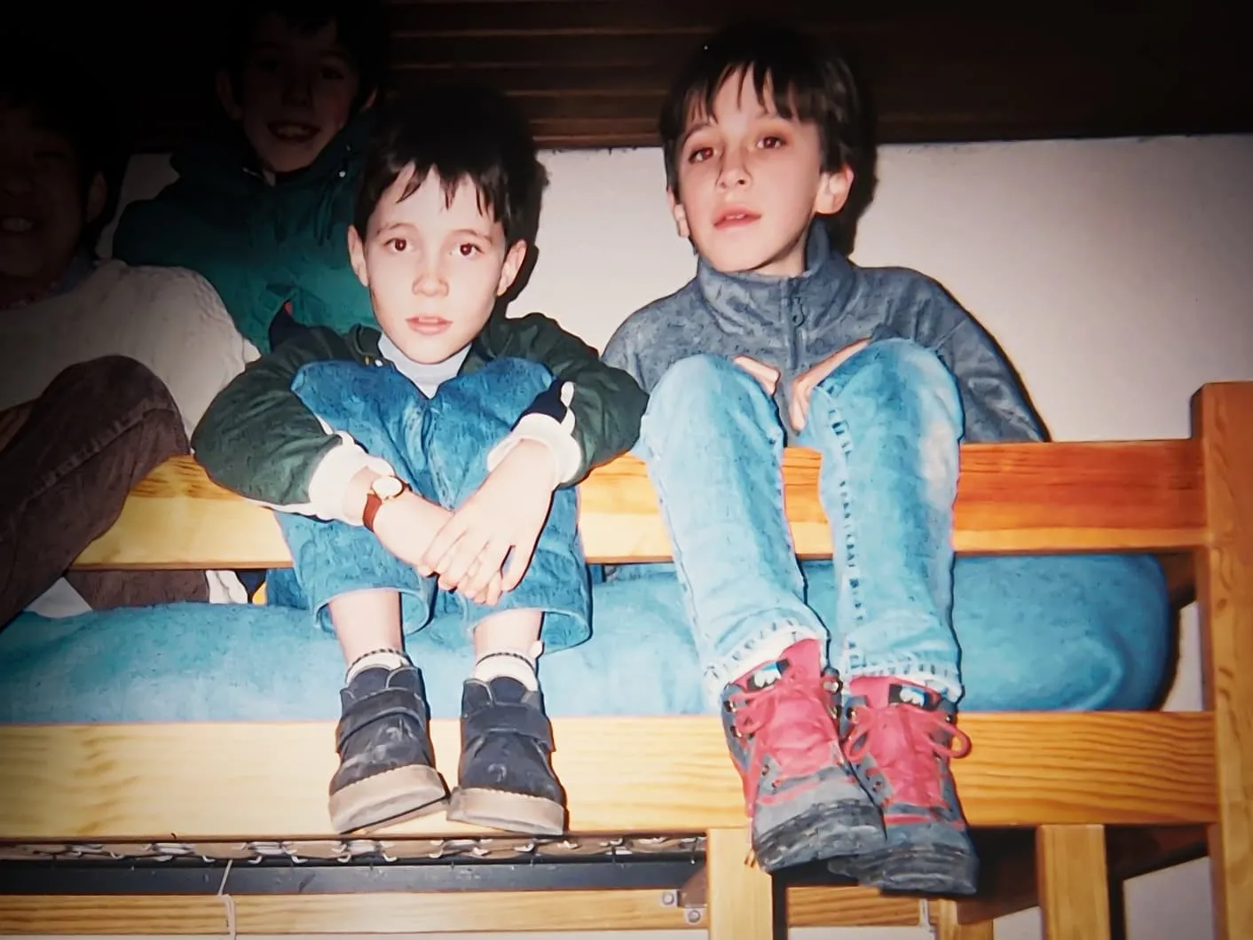 Christophe et Pierre, à une époque où le PSG ne comptait que deux titres de champion de France.