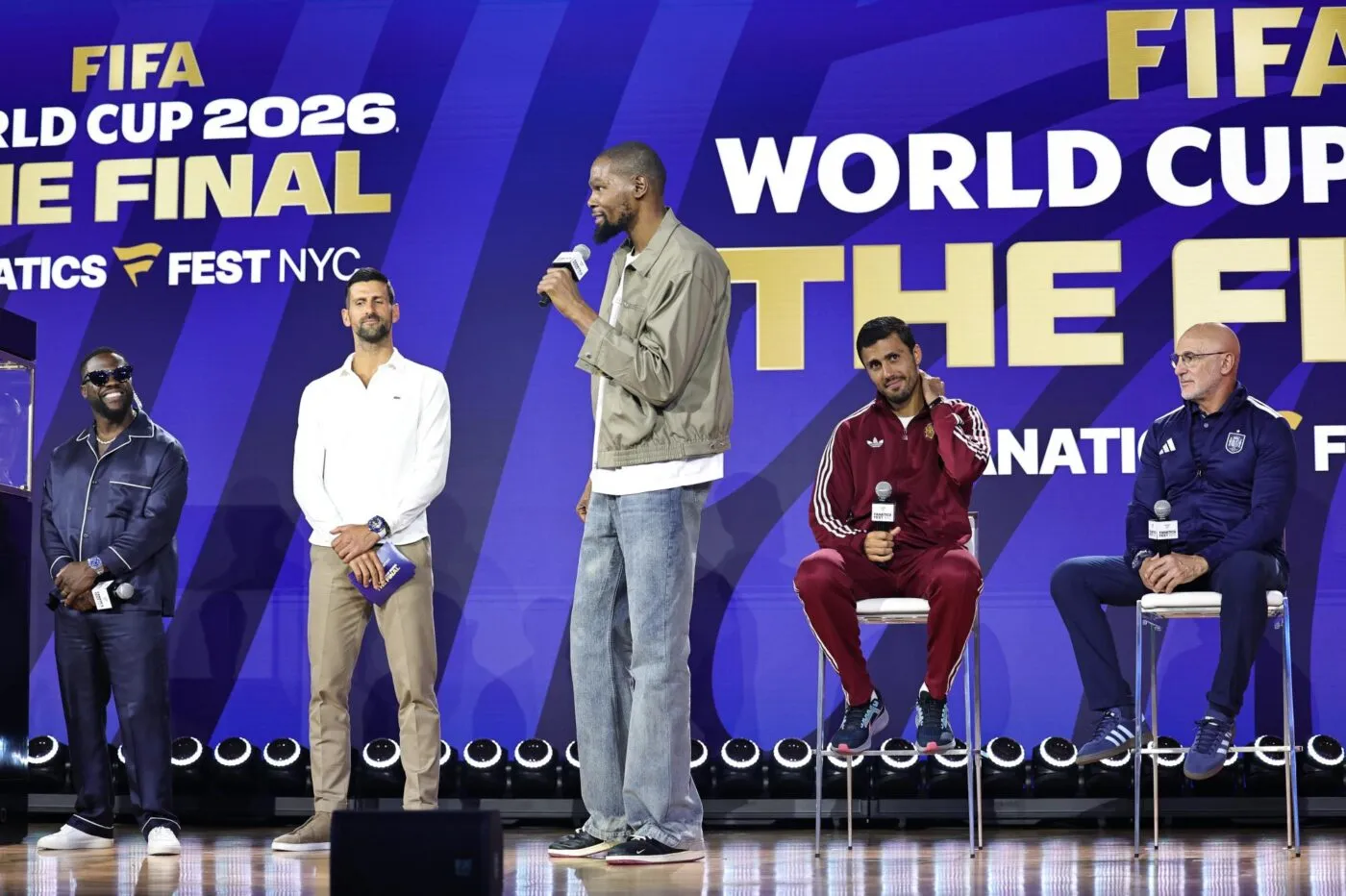 Messi, Djokovic, Durant..., les stars réunies à New York avant la finale