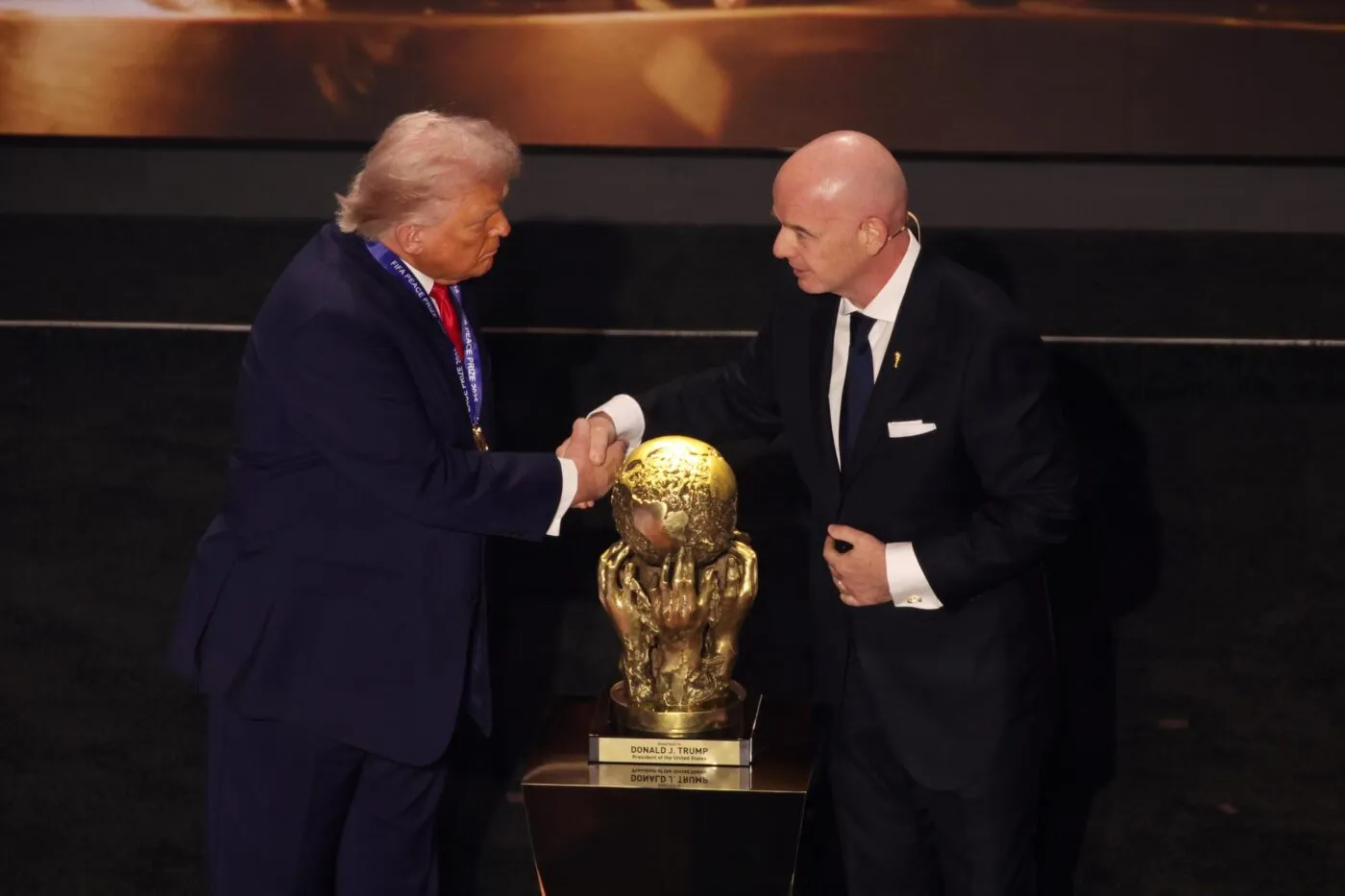 Trump : «<span style="font-size:50%"> </span>La Coupe du monde est peut-être l'événement sportif le plus réussi de l'histoire<span style="font-size:50%"> </span>»