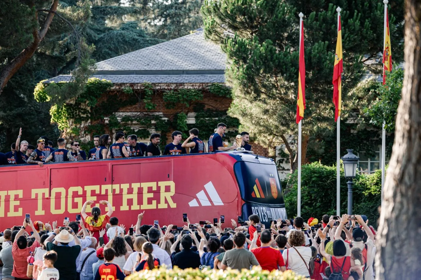 La Roja plébiscitée à Madrid