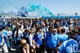 Les ultras du Napoli lancent les festivités du centenaire du club