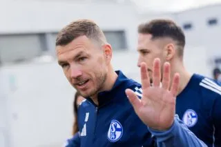 Edin Džeko jouera en Bundesliga avec Schalke 04