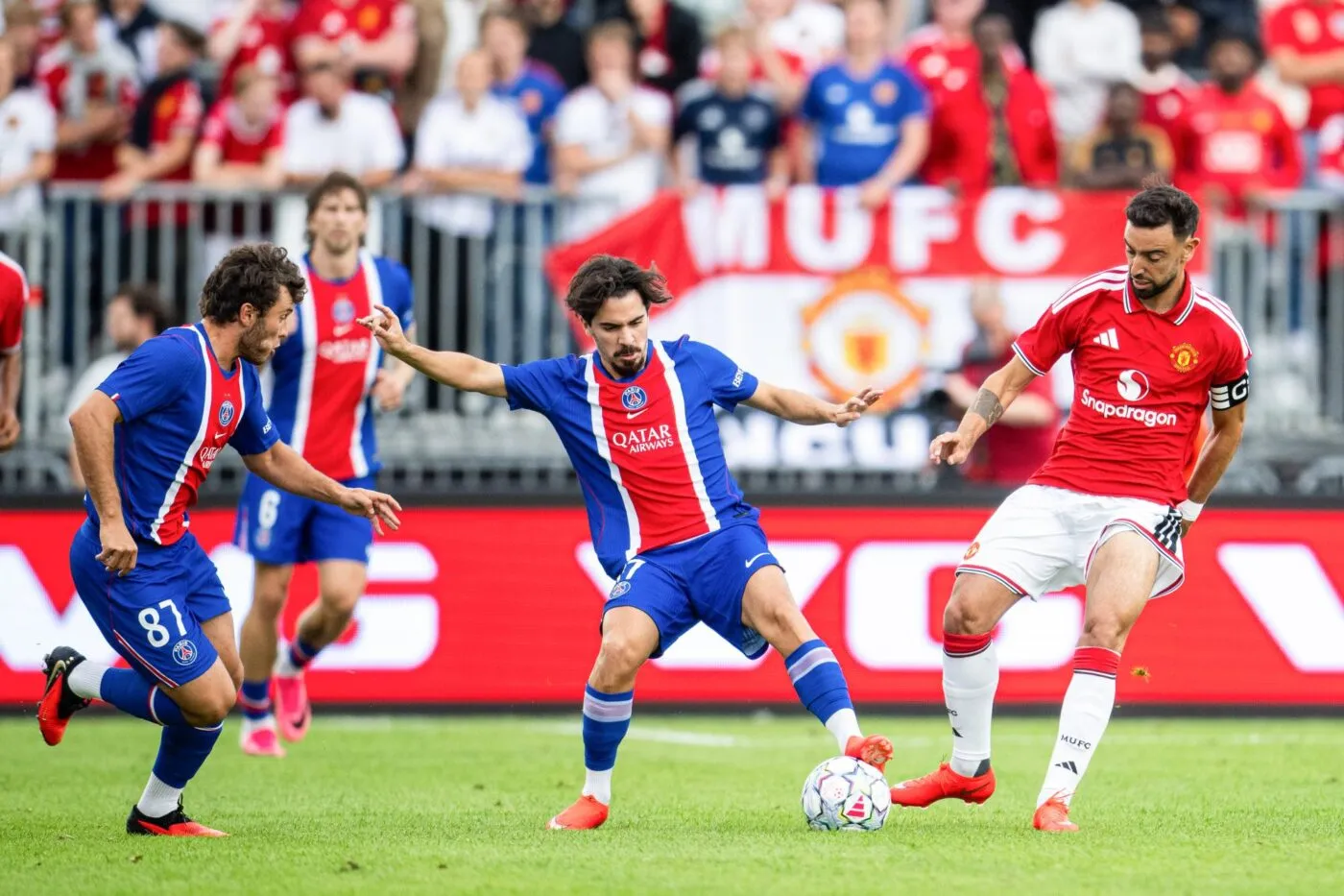 Le Paris Saint-Germain tenu en échec par Manchester United avant la Supercoupe d'Europe
