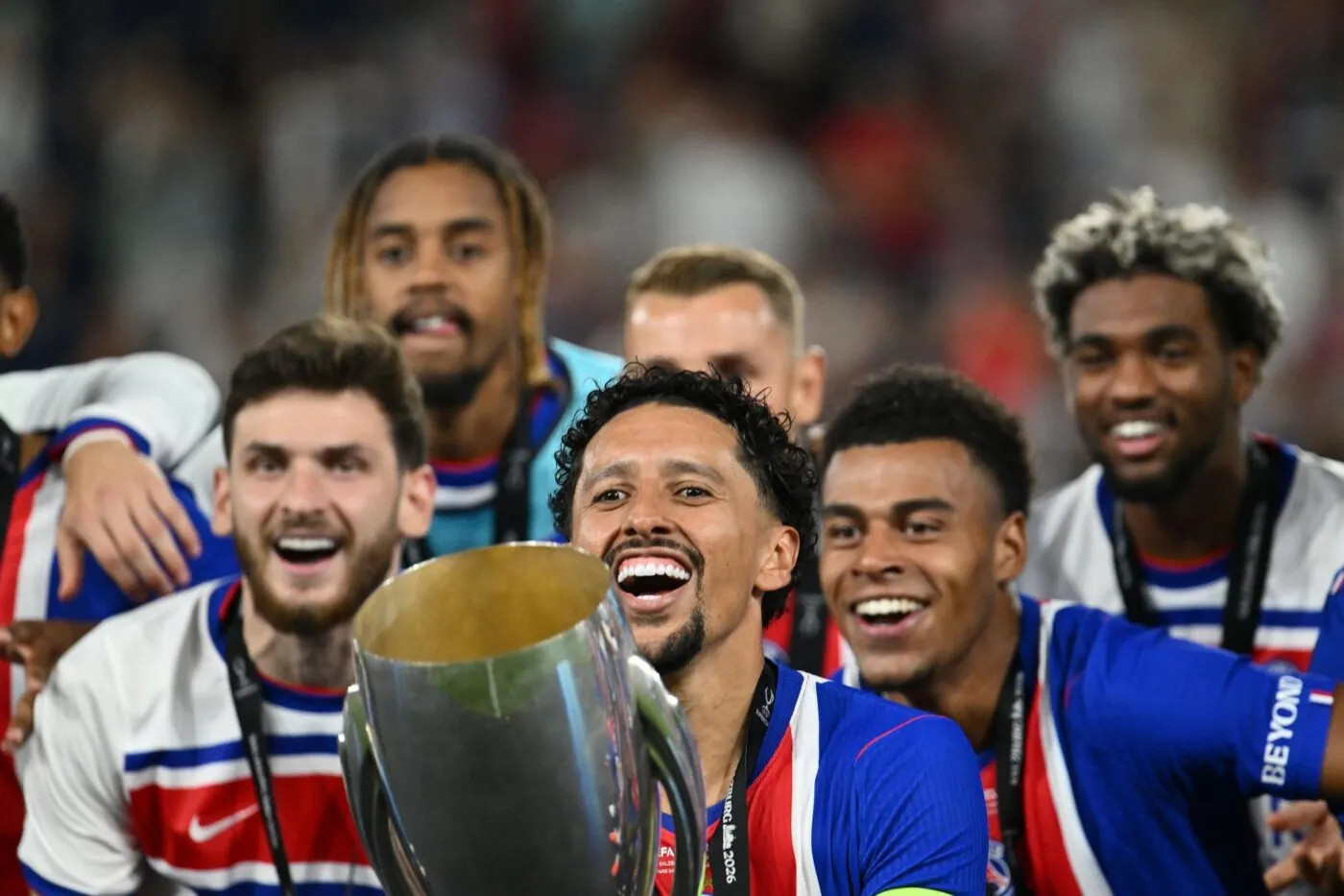 Marquinhos : «<span style="font-size:50%">&nbsp;</span>On veut rester dans l’histoire du football<span style="font-size:50%">&nbsp;</span>»