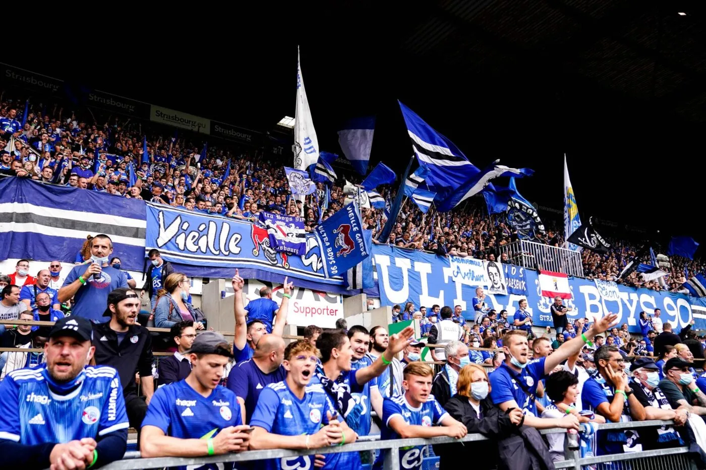 Les ultras strasbourgeois changent de manière de protester