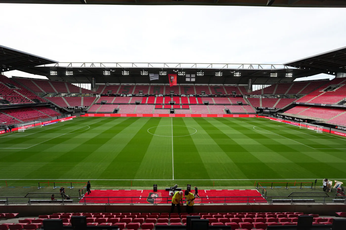 Le tacle des supporters rennais avant le match face au PSG