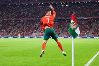 Quand un robot célèbre son but comme Cristiano Ronaldo