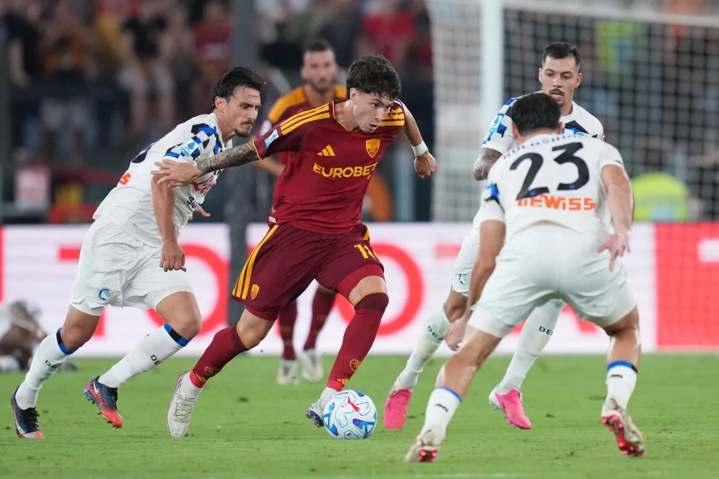 La Roma s'arrache pour battre l'Atalanta