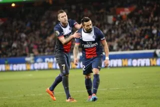 Les retrouvailles de Ezequiel Lavezzi et Jérémy Ménez