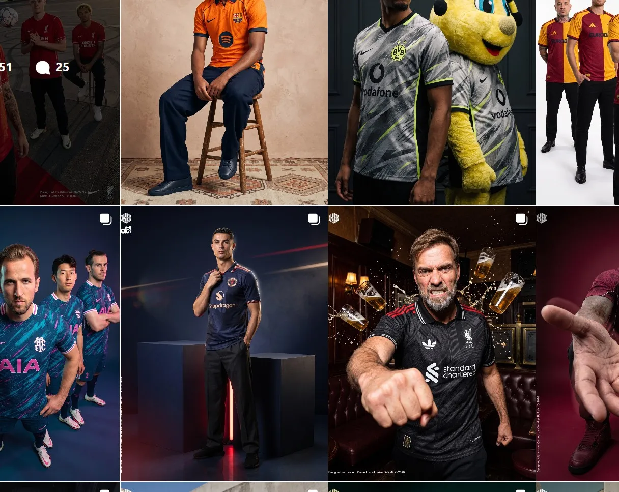 Il crée des faux maillots plus vrais que nature qui font kiffer les supporters