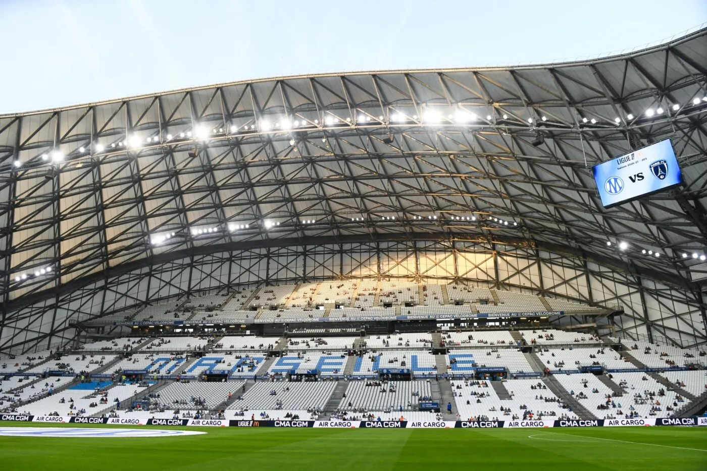 Le Vélodrome n'a pas encore fait le plein pour OM-PSG
