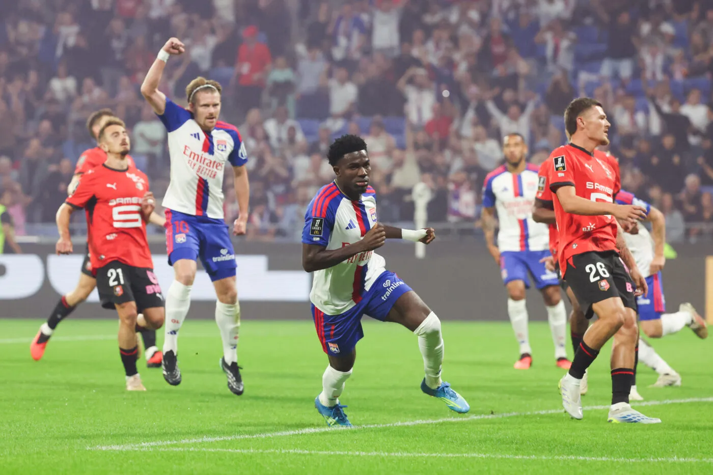 L’OL marche sur Rennes et grimpe sur le podium