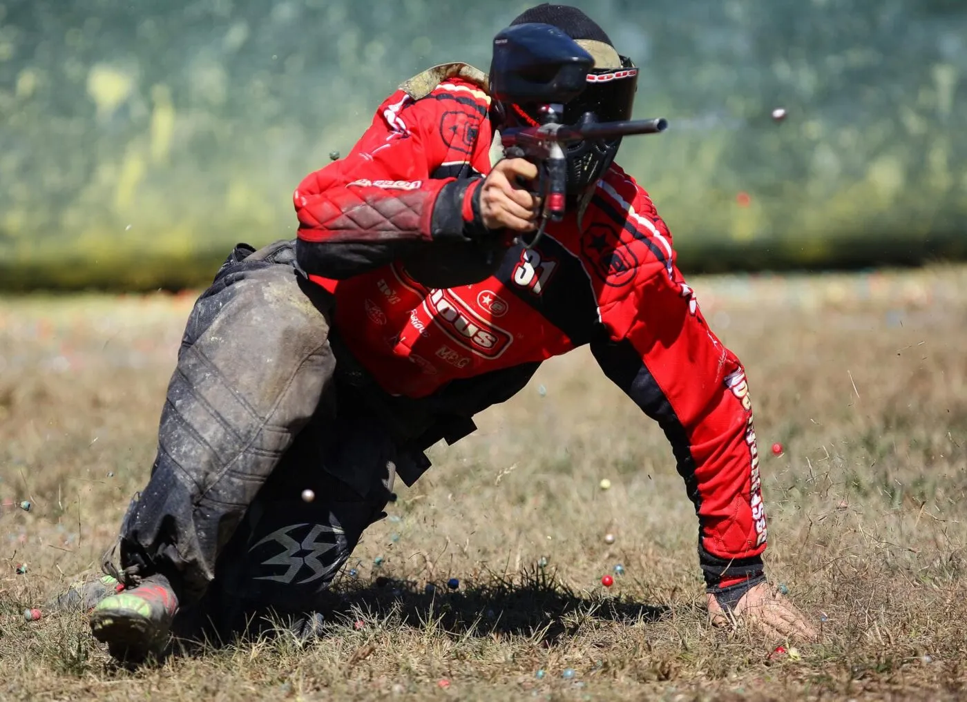 Des joueurs de Régional 2 visé par des tirs de paintball après un match