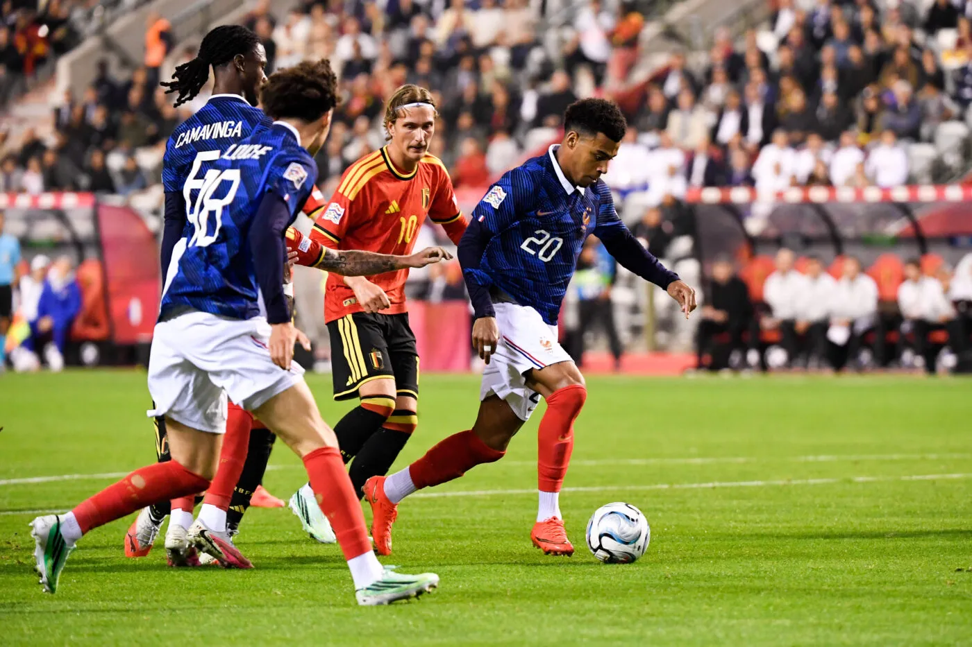 Bleus : encore mieux quand c'est spontané