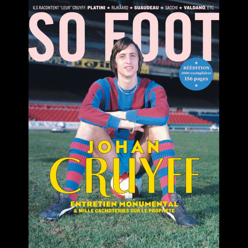 Réimpression en 1000 exemplaires de notre Hors Série spécial 100% Johan Cruyff de 156 pages sorti en 2015 !