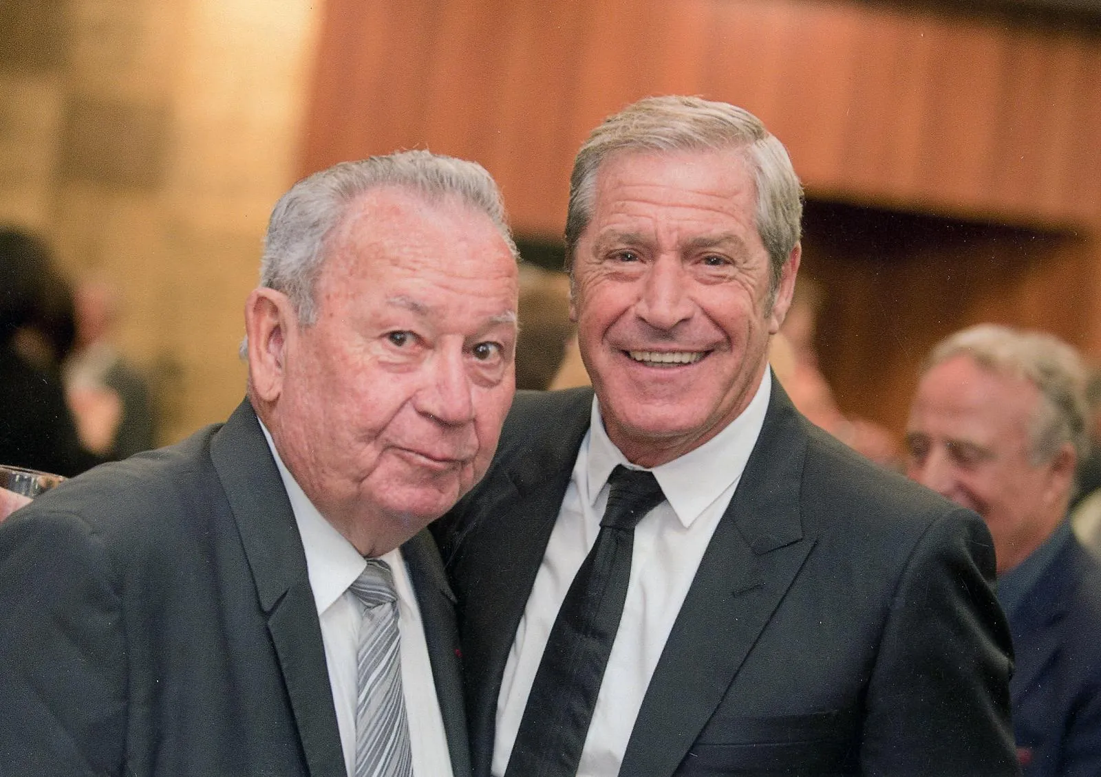 Avec son ami Just Fontaine. (Photo : Jean Bibard)