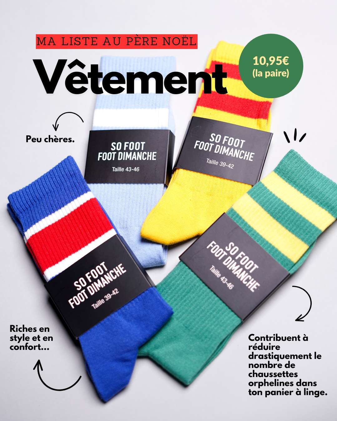 Les idées cadeaux de Noël de la boutique So Foot (boutique.so)
