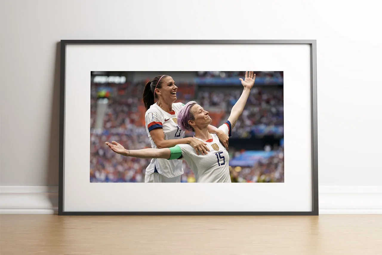 Morgan et Rapinoe, 2019