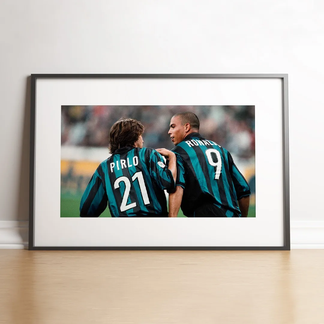 Ronaldo et Pirlo avec l'Inter, 1998