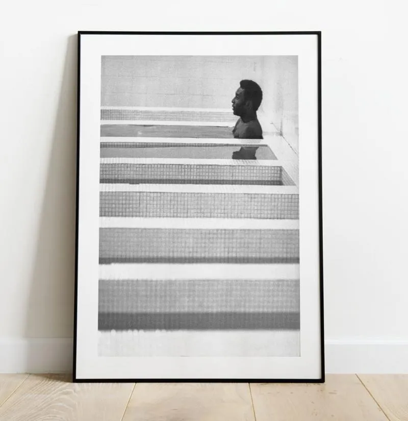 Pelé dans son bain, 1974