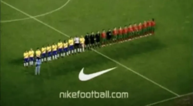 Brésil vs Portugal, Nike (2004)