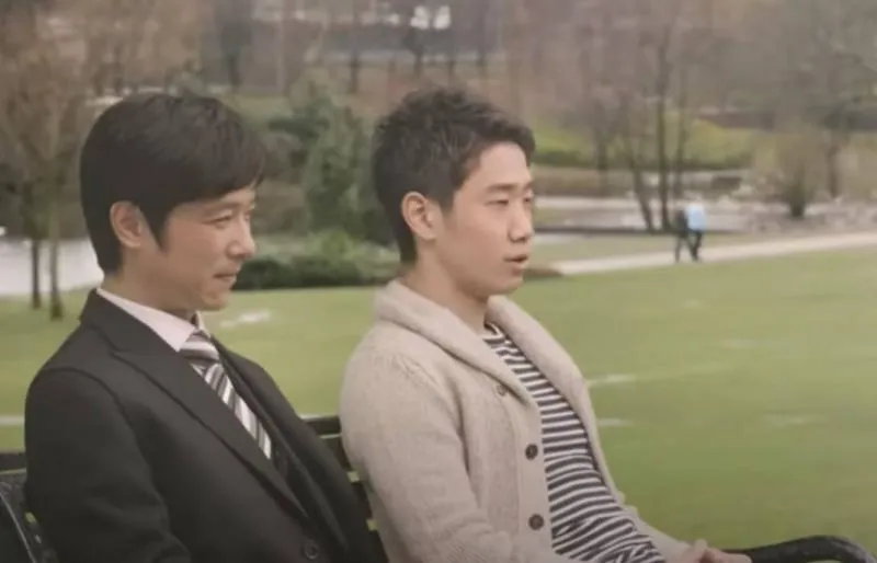 Shinji, Masato et Gary, SoftBank (2014)