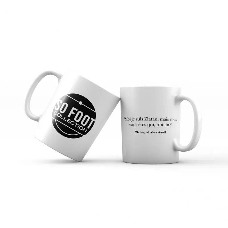 Mug citation Zlatan 'Vous êtes qui, putain ?'