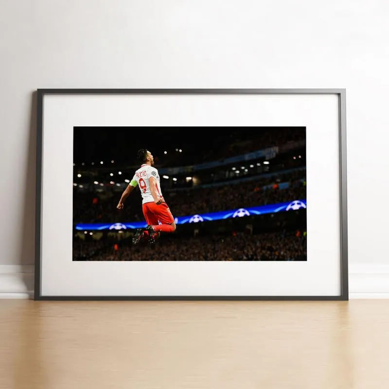 Falcao dans le ciel de Manchester, 2017